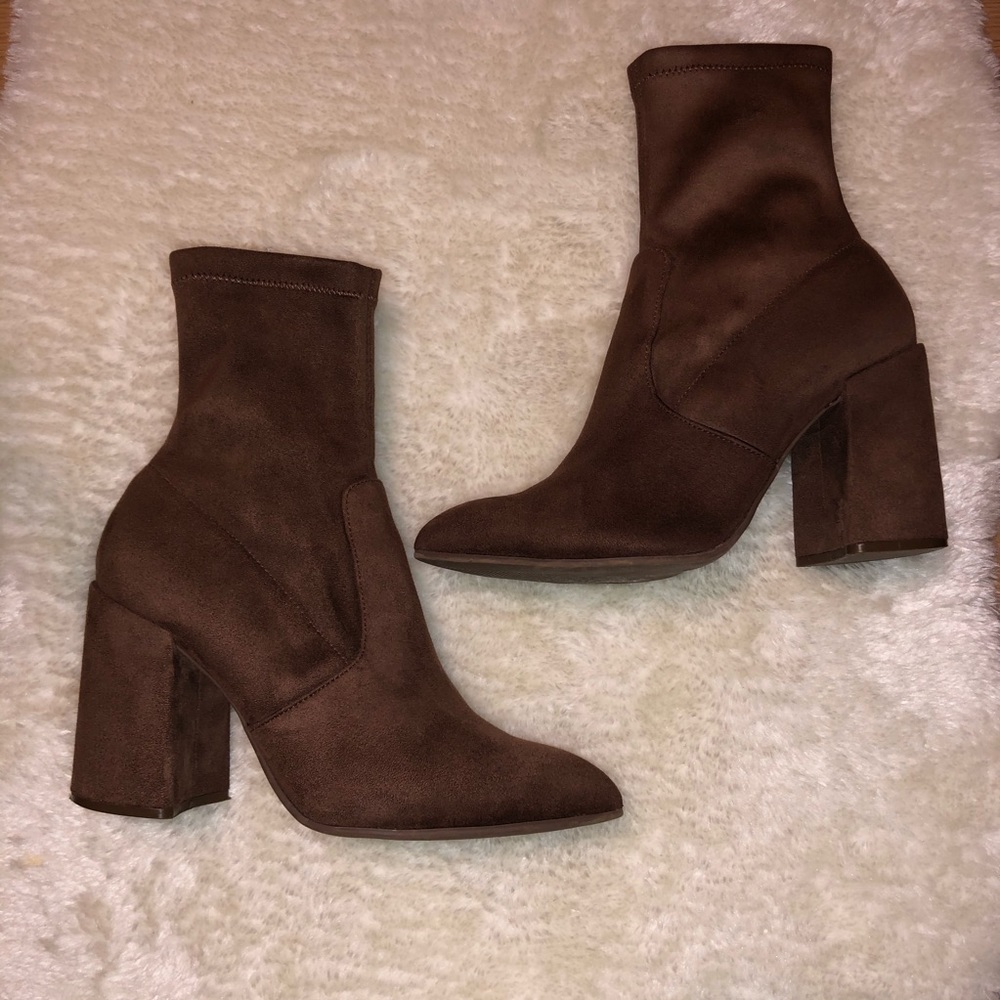Steve Madden suede mid-calf boots size 9.5